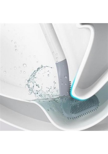 Golf Tasarımlı Silikon WC Klozet Mutfak Temizlik Fırçası Kanca Hediyeli