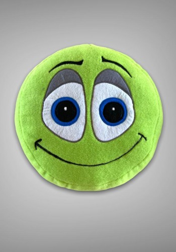Emoji Yastık Peluş Oyuncak Yeşil  Oyun ve Uyku Arkadaşı