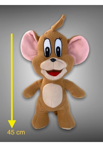 Jerry Karakter Figür Peluş Oyuncak 45 cm Oyun ve Uyku Arkadaşı