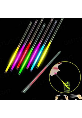 Karanlıkta Parlayan Glow  Fosforlu Pipet 3 Renk 3 Adet