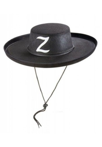Z Logolu çocuk Boy Bağcıklı Zorro şapkası