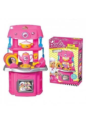 Oyuncak Barbie Şef Mutfak Seti