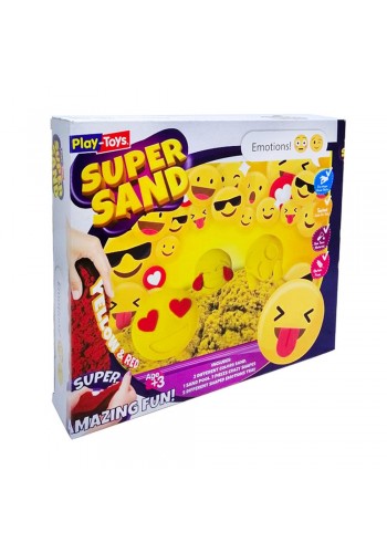 Play-Toys Emoji Oyun Kumu Süper Sand Seti