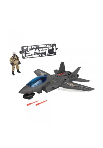 Sesli ve Işıklı Soldier Force Air Askeri Uçak  Hawk Attack Oyun Seti