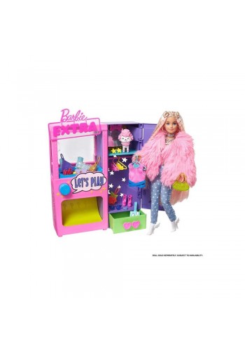 HFG75 Barbie Extra Kıyafet Otomatı Oyun Seti